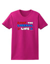 The Liberal Life Womens Dark T-Shirt-TooLoud-Hot-Pink-Small-Davson Sales