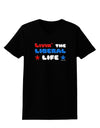 The Liberal Life Womens Dark T-Shirt-TooLoud-Black-X-Small-Davson Sales