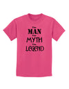 The Man The Myth The Legend Childrens T-Shirt by TooLoud-Childrens T-Shirt-TooLoud-Sangria-X-Small-Davson Sales