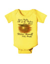 The Moon Herself Howls Baby Romper Bodysuit-Baby Romper-TooLoud-Yellow-06-Months-Davson Sales