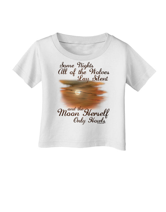 The Moon Herself Howls Infant T-Shirt-Infant T-Shirt-TooLoud-White-06-Months-Davson Sales