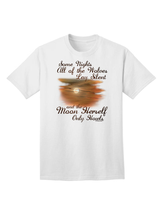 The Moon Herself Howls - Premium Adult T-Shirt Collection-Mens T-shirts-TooLoud-White-Small-Davson Sales