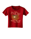 The Moon Herself Howls Toddler T-Shirt Dark-Toddler T-Shirt-TooLoud-Red-2T-Davson Sales