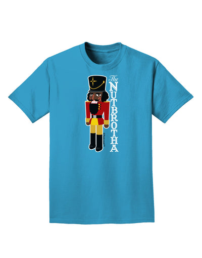 The Nutbrotha - Black Nutcracker Adult Dark T-Shirt-Mens T-Shirt-TooLoud-Turquoise-Small-Davson Sales