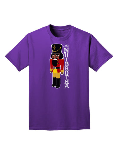 The Nutbrotha - Black Nutcracker Adult Dark T-Shirt-Mens T-Shirt-TooLoud-Purple-Small-Davson Sales