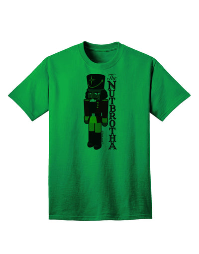 The Nutbrotha - Black Nutcracker Adult T-Shirt-Mens T-Shirt-TooLoud-Kelly-Green-Small-Davson Sales