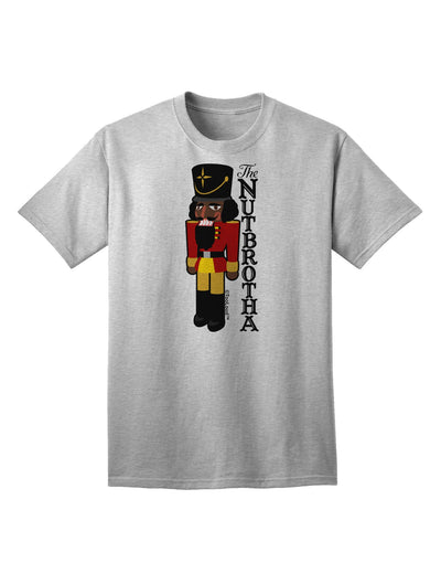 The Nutbrotha - Black Nutcracker Adult T-Shirt-Mens T-Shirt-TooLoud-AshGray-Small-Davson Sales