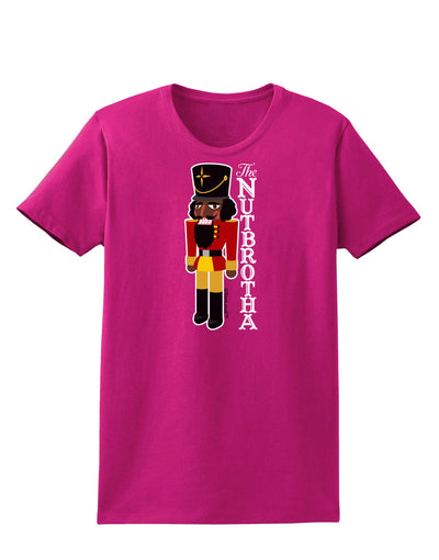 The Nutbrotha - Black Nutcracker Womens Dark T-Shirt-TooLoud-Hot-Pink-Small-Davson Sales