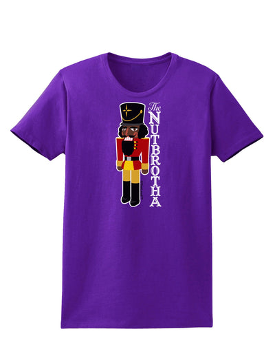 The Nutbrotha - Black Nutcracker Womens Dark T-Shirt-TooLoud-Purple-X-Small-Davson Sales