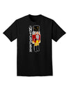 The Nutcracker with Text Adult Dark T-Shirt-Mens T-Shirt-TooLoud-Black-Small-Davson Sales