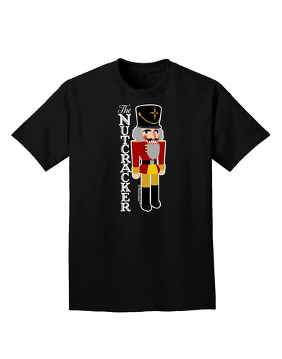 The Nutcracker with Text Adult Dark T-Shirt-Mens T-Shirt-TooLoud-Black-Small-Davson Sales