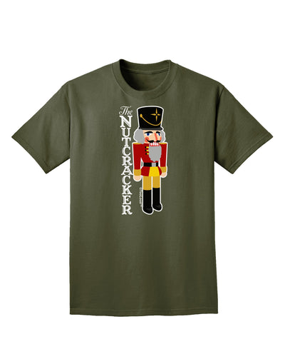 The Nutcracker with Text Adult Dark T-Shirt-Mens T-Shirt-TooLoud-Military-Green-Small-Davson Sales