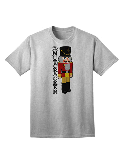 The Nutcracker with Text Adult T-Shirt-Mens T-Shirt-TooLoud-AshGray-Small-Davson Sales