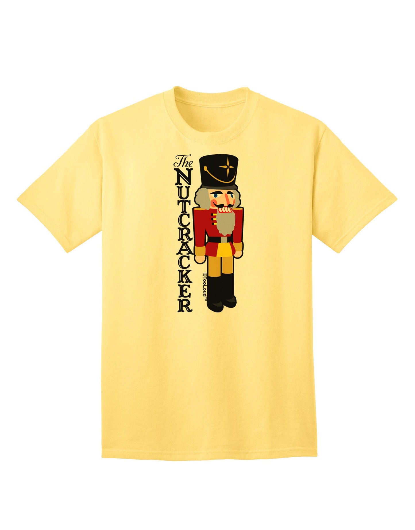 The Nutcracker with Text Adult T-Shirt-Mens T-Shirt-TooLoud-Yellow-Small-Davson Sales