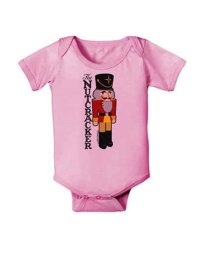 The Nutcracker with Text Baby Romper Bodysuit by-Baby Romper-TooLoud-Pink-06-Months-Davson Sales