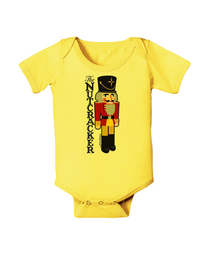 The Nutcracker with Text Baby Romper Bodysuit by-Baby Romper-TooLoud-Yellow-06-Months-Davson Sales