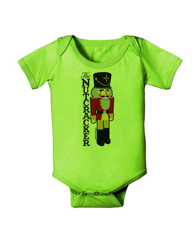 The Nutcracker with Text Baby Romper Bodysuit by-Baby Romper-TooLoud-Lime-06-Months-Davson Sales