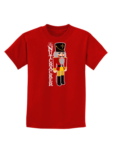 The Nutcracker with Text Childrens Dark T-Shirt-Childrens T-Shirt-TooLoud-Red-X-Small-Davson Sales