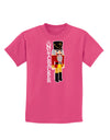 The Nutcracker with Text Childrens Dark T-Shirt-Childrens T-Shirt-TooLoud-Sangria-X-Small-Davson Sales