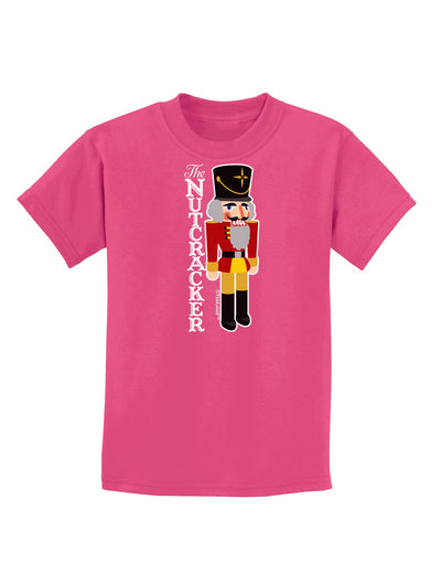 The Nutcracker with Text Childrens Dark T-Shirt-Childrens T-Shirt-TooLoud-Sangria-X-Small-Davson Sales