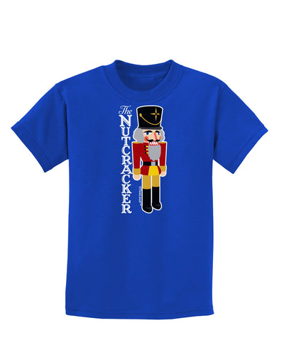 The Nutcracker with Text Childrens Dark T-Shirt-Childrens T-Shirt-TooLoud-Royal-Blue-X-Small-Davson Sales