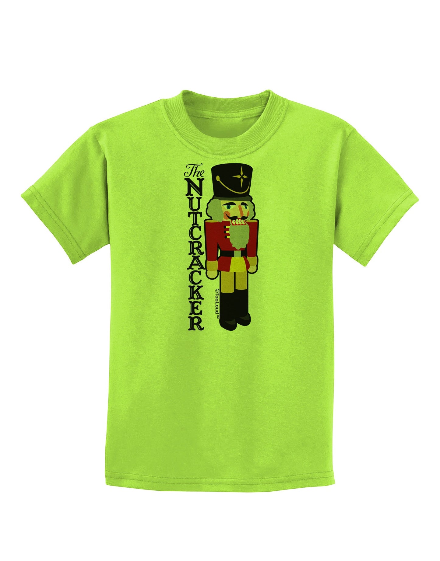The Nutcracker with Text Childrens T-Shirt-Childrens T-Shirt-TooLoud-Lime-Green-X-Small-Davson Sales