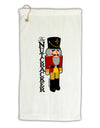 The Nutcracker with Text Micro Terry Gromet Golf Towel 16 x 25 inch by TooLoud-Golf Towel-TooLoud-White-Davson Sales
