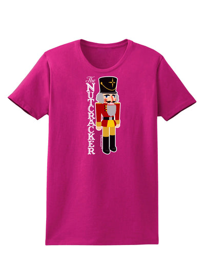 The Nutcracker with Text Womens Dark T-Shirt-TooLoud-Hot-Pink-Small-Davson Sales