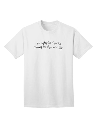 The Potential for Success - Motivational Adult T-Shirt with Inspiring Words-Mens T-shirts-TooLoud-White-Small-Davson Sales