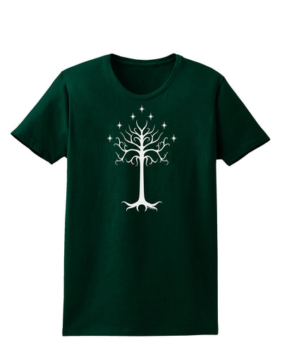 The Royal White Tree Womens Dark T-Shirt by TooLoud-Womens T-Shirt-TooLoud-Forest-Green-Small-Davson Sales