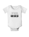 The Solution - Ctrl Alt Del Baby Romper Bodysuit-Baby Romper-TooLoud-White-06-Months-Davson Sales