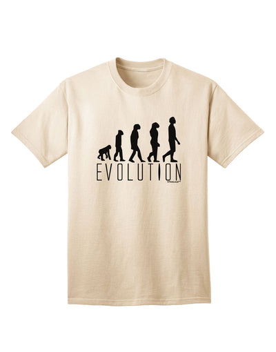 The Sophisticated Evolution of Man Adult T-Shirt by TooLoud-Mens T-shirts-TooLoud-Natural-Small-Davson Sales