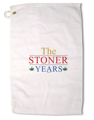 The Stoner Years Premium Cotton Golf Towel - 16 x 25 inch by TooLoud-Golf Towel-TooLoud-16x25"-Davson Sales