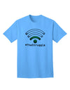 The Struggle Collection - Premium Low Wifi Adult T-Shirt for the Modern Tech-Savvy Individual-Mens T-shirts-TooLoud-Aquatic-Blue-Small-Davson Sales