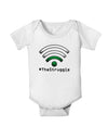 The Struggle - Low Wifi Baby Romper Bodysuit-Baby Romper-TooLoud-White-06-Months-Davson Sales