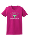 The Struggle - Low Wifi Womens Dark T-Shirt-TooLoud-Hot-Pink-Small-Davson Sales