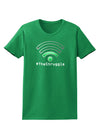 The Struggle - Low Wifi Womens Dark T-Shirt-TooLoud-Kelly-Green-X-Small-Davson Sales