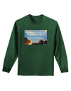 The Time Is Always Right Adult Long Sleeve Dark T-Shirt-TooLoud-Dark-Green-Small-Davson Sales