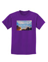 The Time Is Always Right Childrens Dark T-Shirt-Childrens T-Shirt-TooLoud-Purple-X-Small-Davson Sales