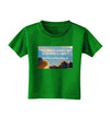 The Time Is Always Right Toddler T-Shirt Dark-Toddler T-Shirt-TooLoud-Clover-Green-2T-Davson Sales