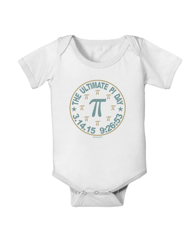 The Ultimate Pi Day Emblem Baby Romper Bodysuit by TooLoud-Baby Romper-TooLoud-White-06-Months-Davson Sales