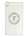 The Ultimate Pi Day Emblem Micro Terry Gromet Golf Towel 16 x 25 inch by TooLoud-Golf Towel-TooLoud-White-Davson Sales