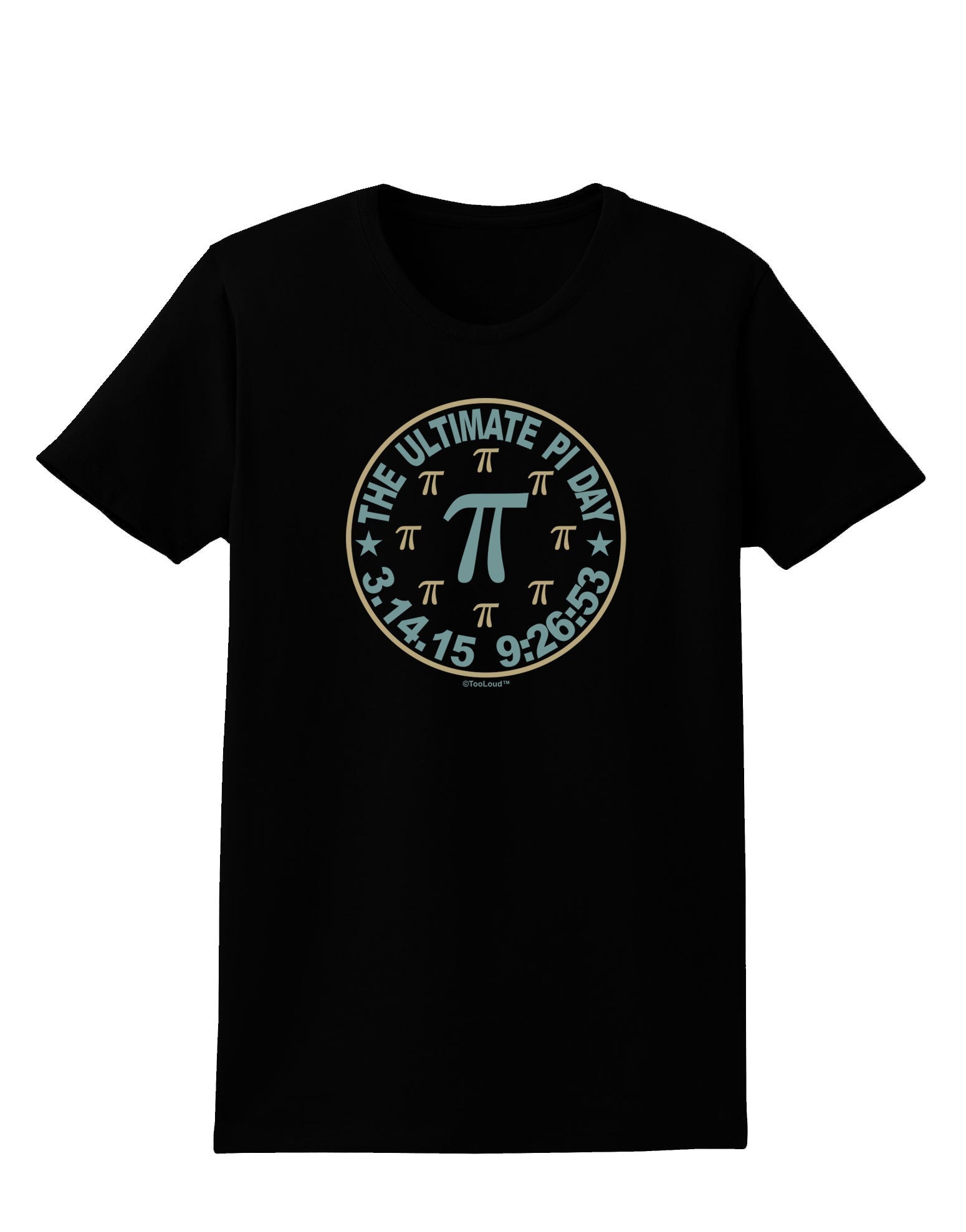 The Ultimate Pi Day Emblem Womens Dark T-Shirt by TooLoud-Womens T-Shirt-TooLoud-Black-X-Small-Davson Sales