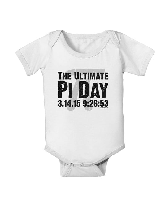 The Ultimate Pi Day Text Baby Romper Bodysuit by TooLoud-Baby Romper-TooLoud-White-06-Months-Davson Sales