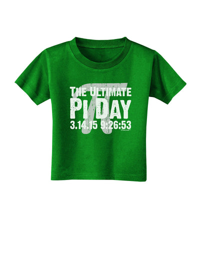 The Ultimate Pi Day Text Toddler T-Shirt Dark by TooLoud-Toddler T-Shirt-TooLoud-Clover-Green-2T-Davson Sales