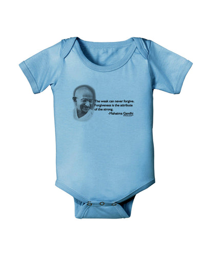 The Weak Can Never Forgive Baby Romper Bodysuit-Baby Romper-TooLoud-LightBlue-06-Months-Davson Sales