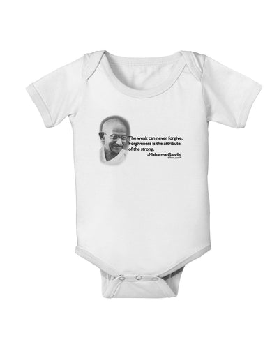 The Weak Can Never Forgive Baby Romper Bodysuit-Baby Romper-TooLoud-White-06-Months-Davson Sales