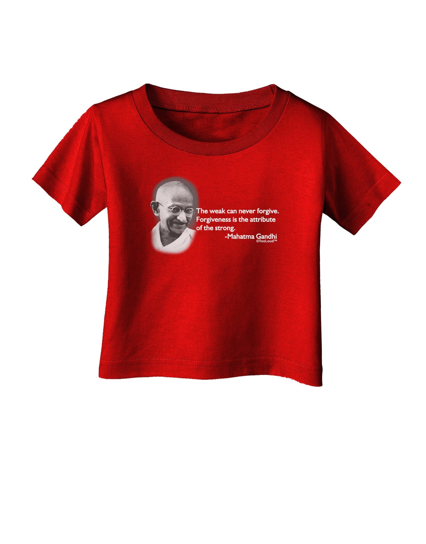 The Weak Can Never Forgive Infant T-Shirt Dark-Infant T-Shirt-TooLoud-Red-06-Months-Davson Sales
