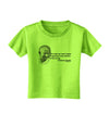 The Weak Can Never Forgive Toddler T-Shirt-Toddler T-Shirt-TooLoud-Lime-Green-2T-Davson Sales