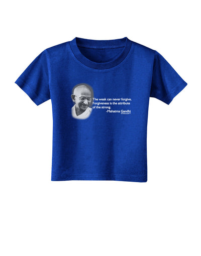 The Weak Can Never Forgive Toddler T-Shirt Dark-Toddler T-Shirt-TooLoud-Royal-Blue-2T-Davson Sales